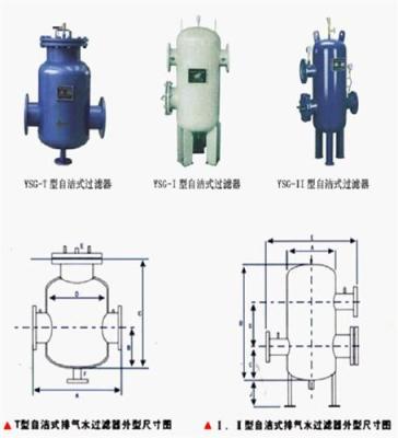 管道系统安装参考图YSG系列自洁式排气水过