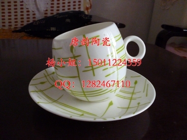 景德镇陶瓷杯子，定做陶瓷盖杯，陶瓷茶杯，