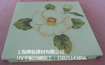 上海德备塑料板材表面印字印花喷绘UV平板