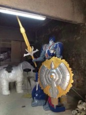 深圳玻璃钢游戏角色人物雕塑生产厂家