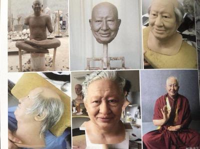 上海蜡像厂定做一个硅胶真人活佛多少钱