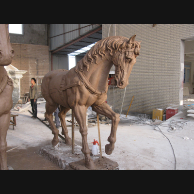 动物马雕塑定做一尊2米高玻璃钢雕塑多少钱