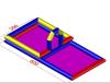 充气沙滩乐园升级版带拱门球池沙滩池组合