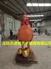 深圳玻璃钢大公鸡模型雕塑制作厂家
