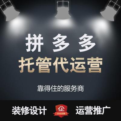 济宁网店代运营拼多多托管淘宝推广店铺装修