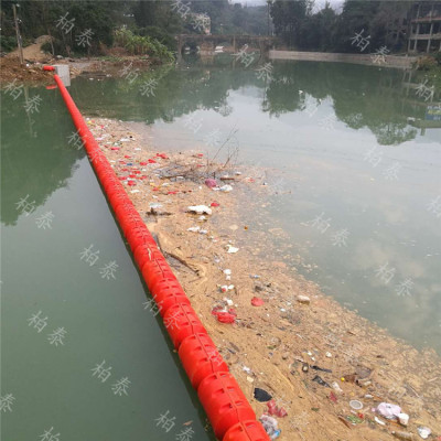 水面拦污拦渣塑料浮筒生产厂家