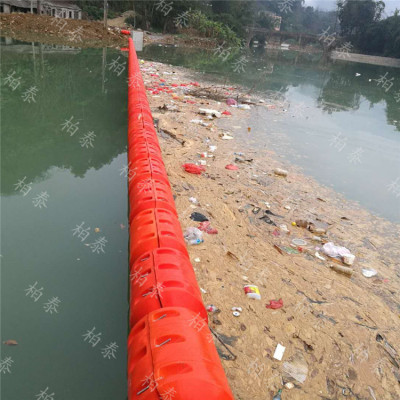 河道浮管自浮式拦污漂排价格