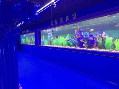广州海鲜池定做厂家  佛山超白玻璃鱼缸订做