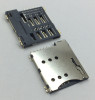 MICRO SIM卡座自弹6PIN H1.35 Push Card