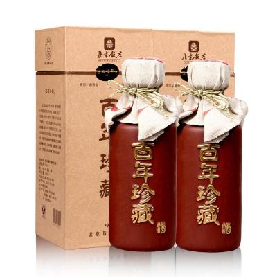 53度北京饭店百年珍藏单支礼盒1900龙瓶礼盒