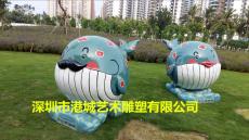 深圳雕塑仿真海洋生物玻璃钢海豚雕塑