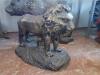 玻璃钢动物雕塑仿铜动物狮子马雕塑