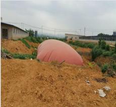 安徽农村猪场软体沼气池100立方红泥沼气袋