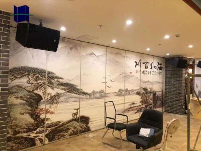 惠州市酒店折叠屏风餐厅折叠隔断墙厂家