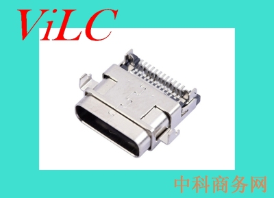 帶板TYPE C公頭-有IC-無(wú)縫拉伸USB3.1插頭