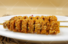 西安小吃培训 红油烤面筋的做法和配方