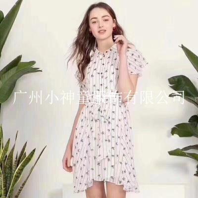 三彩19年夏装品牌折扣女装批发韩序专柜正品