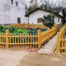 庭院仿木柵欄制作 模具成型 免維護