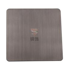 彩色不锈钢板材供应  拉丝黑钛不锈钢装饰板