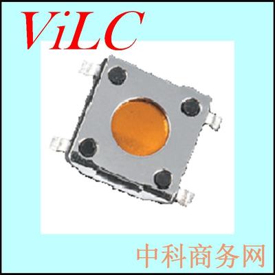 6X6X1.5四腳平貼TS輕觸開關 TS-054 無柄