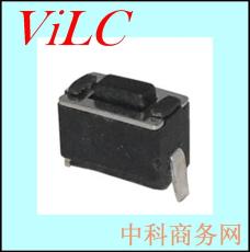 3X6-直兩腳插件-TS輕觸開關 TS-1101R 直按