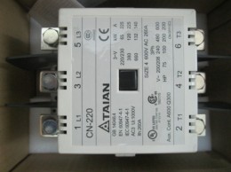 臺(tái)安225安接觸器CN-220-110V220V380V