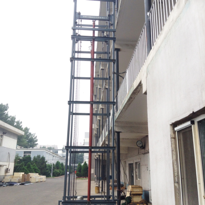 湛江二层三层厂房货梯 导轨式液压电梯维修