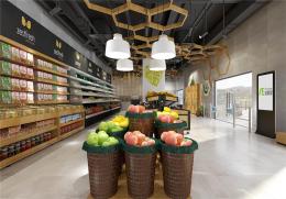 郑州水果超市装修设计目的是能够增加客单量
