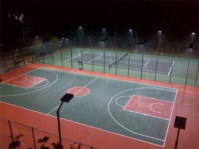 塑胶球场灯光网球场照明足球场灯光施工