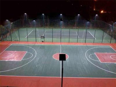 塑胶球场灯光网球场照明足球场灯光施工