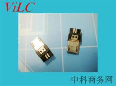 MICRO 5P USB公头-双面焊线前五后五 镀金