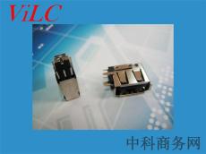 短體11.0-AF側插卷邊USB母座-直腳中間Y型腳