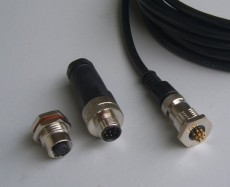 M12预制成型电缆连接器