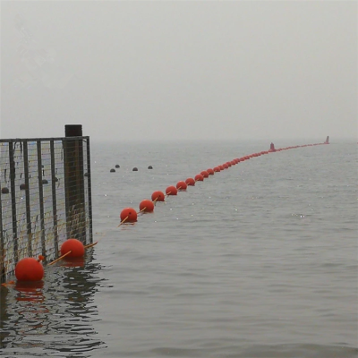 40公分穿绳子塑料浮球海滨浴场警示浮子图片