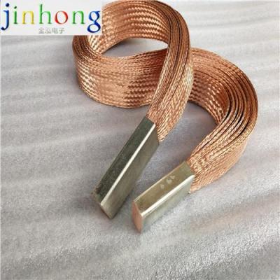 两端压焊铜母线伸缩节软母排编织导电带功能