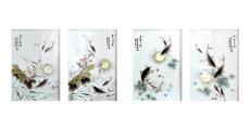 洛克菲勒国际拍卖-邓碧珊锦鲤鱼纹瓷板画
