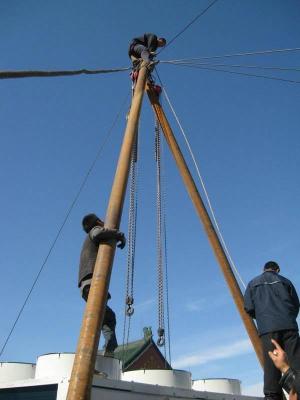 北京顺义区土法人工吊装