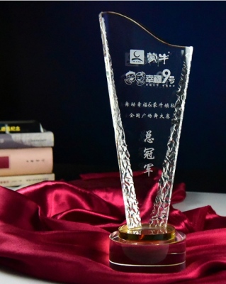 粤港澳大湾区水晶奖杯水晶奖牌学校比赛纪念