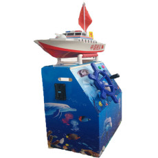 暑期创业水上游乐设备方向盘遥控船儿童玩具
