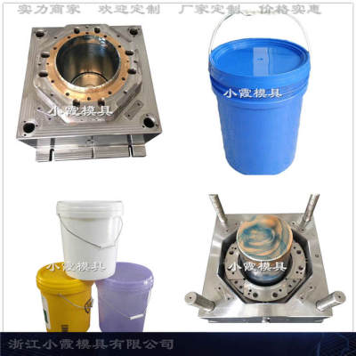 中国注塑模具加工专业做20L涂料桶注塑模具