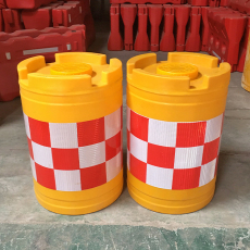 施工安全滚塑防撞桶 反光防撞桶 塑料防撞桶