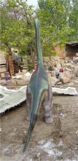 玻璃钢恐龙雕塑彩绘仿真腕龙雕塑动物园摆件