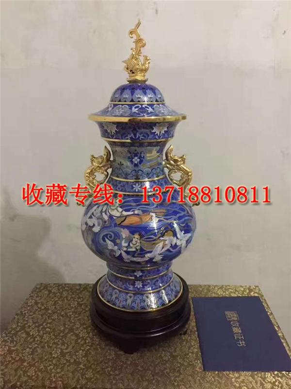 张向东大师景泰蓝友谊尊 高约52cm