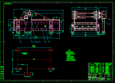 Y3488槽式振动输送机CAD制造图纸