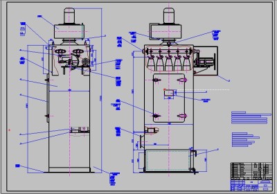 CX-700旋风除尘器图纸