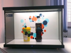 苏州宜成透明液晶屏广告机展示柜22寸至86寸