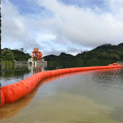 柏泰拦污栅浮筒浮动式拦漂排价格