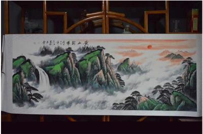 庄彦江山水国画我的中国心