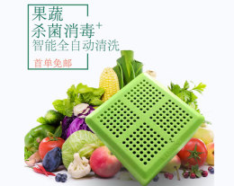新品清洗器杀菌消毒厨房果蔬食材清洗器绿色