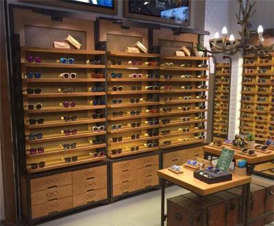 长沙眼镜展柜定做选哪家 眼镜烤漆展柜厂家